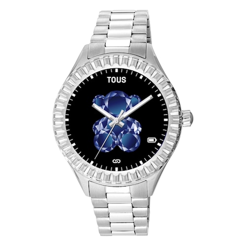T-Bear Connect Smartwatch with steel wristband