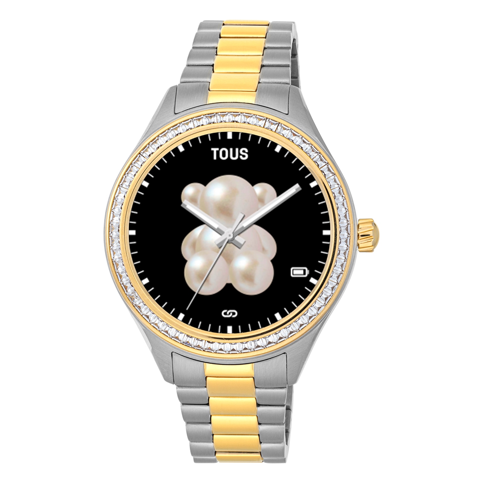 Relógio smartwatch T- Shine Connect com bracelete em aço, aço IP