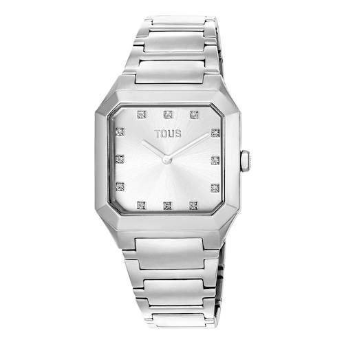 Reloj analógico con brazalete de acero Karat Squared