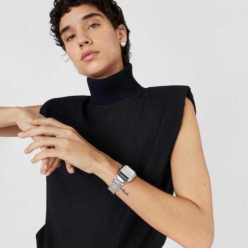 Reloj analógico con brazalete de acero Karat Squared