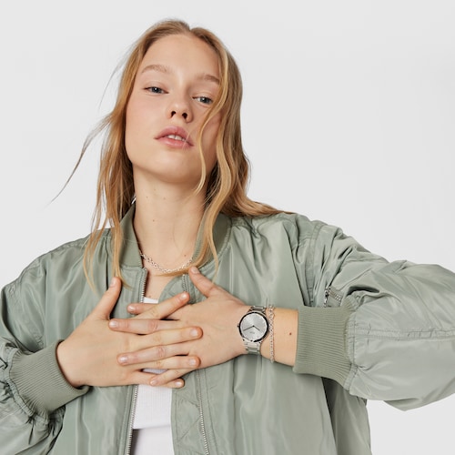 Analogue watch with steel wristband Karat Round