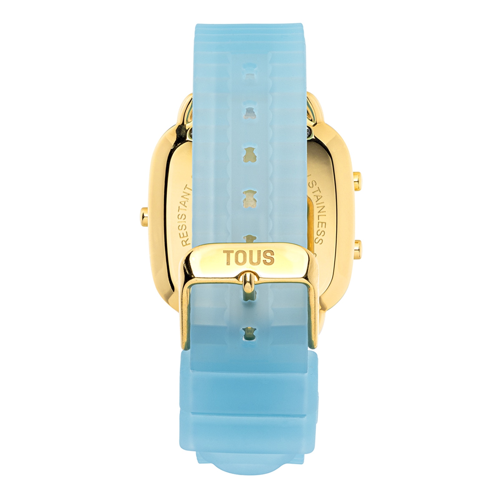 polycarbonate Digital watch with silicone strap D-Logo Fresh