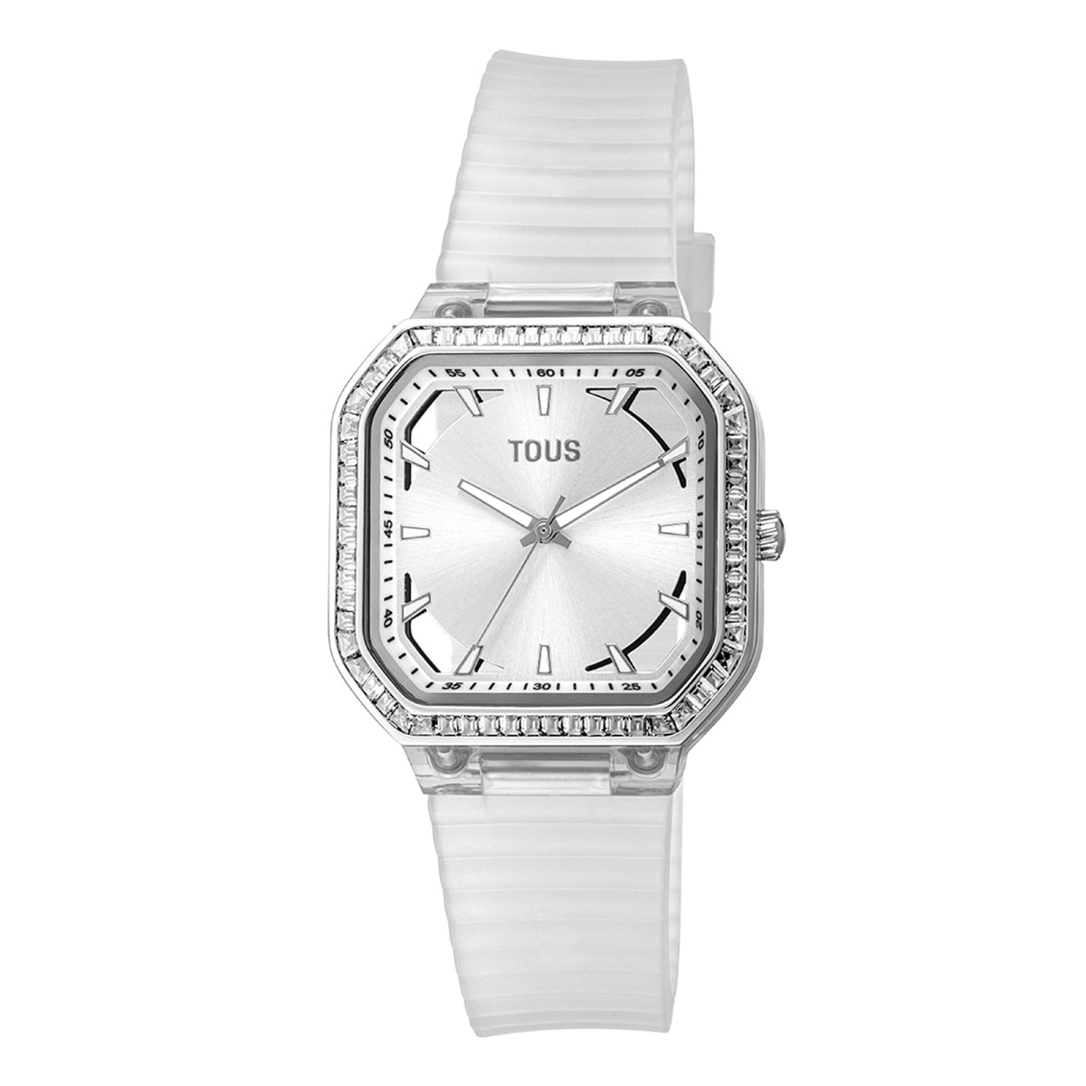 Tous - Reloj Analógico De Acero Con Zirconitas Gleam Fresh - U