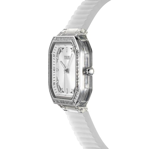 Steel Analogue watch with zirconias Gleam Fresh