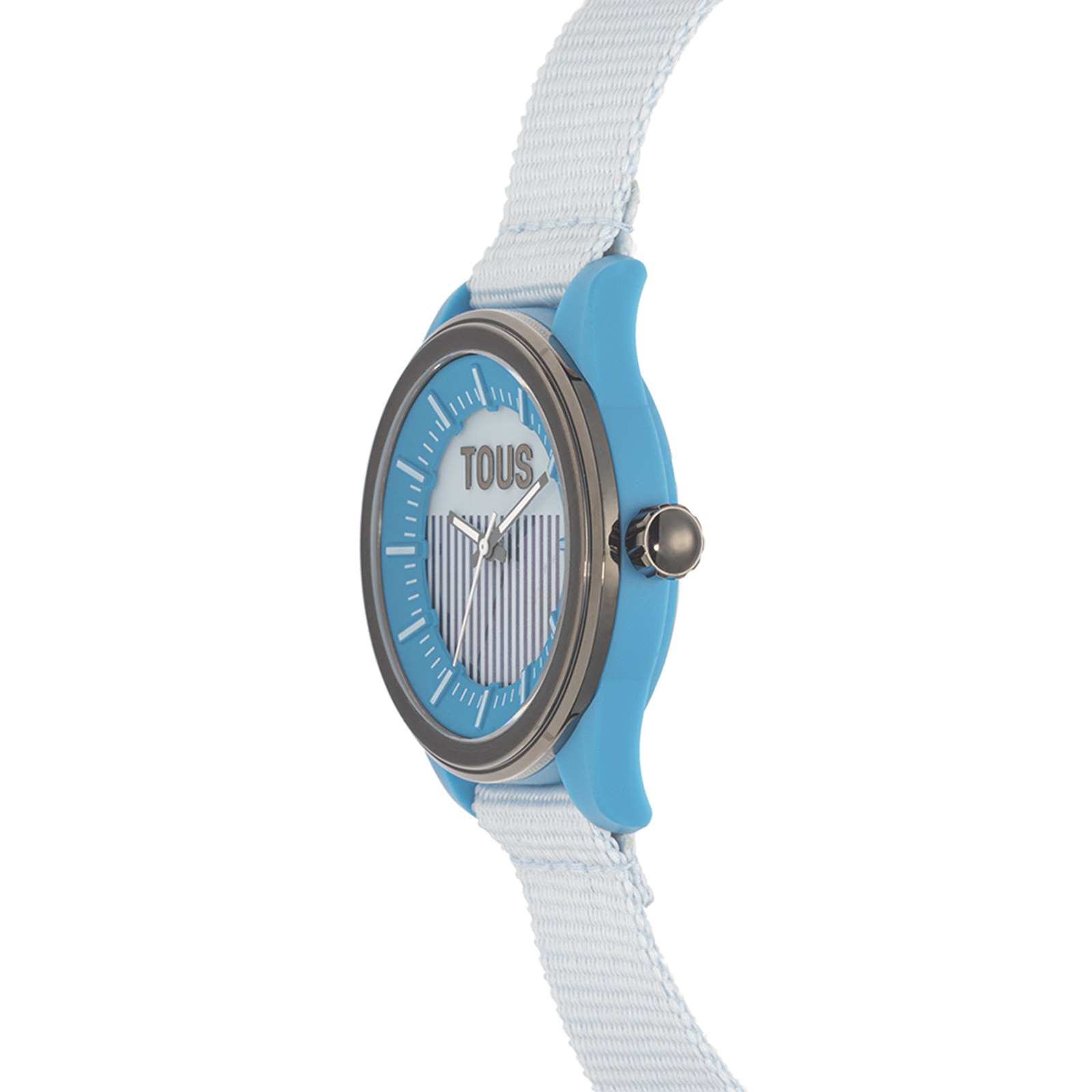 Sky blue solar-powered Analogue watch Vibrant Sun