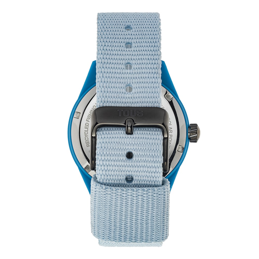 Reloj anal&oacute;gico solar celeste Vibrant Sun