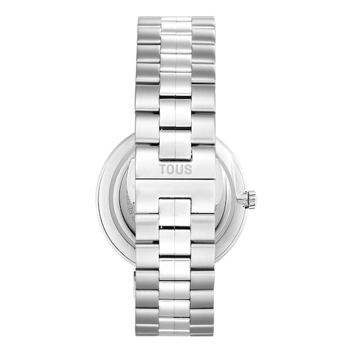 Reloj analógico con brazalete de acero S-Band