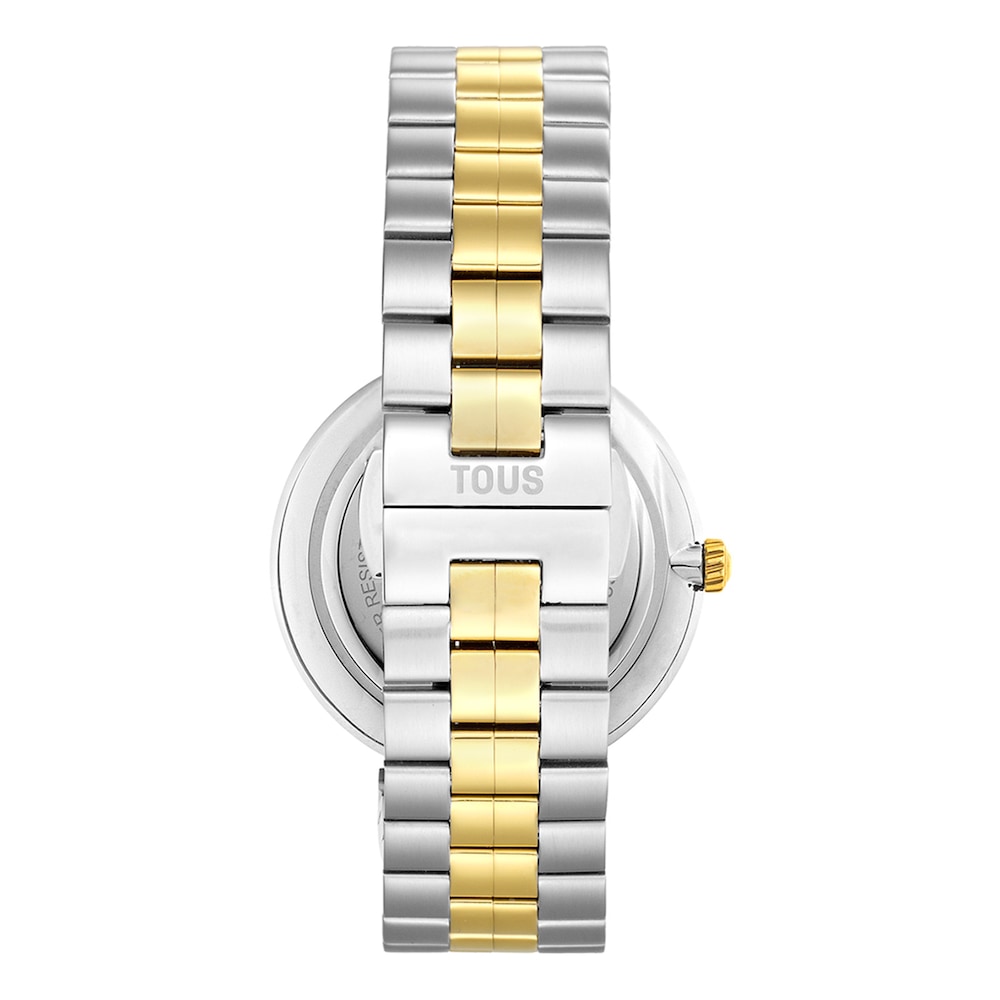 Reloj analógico con brazalete de acero y acero IPG dorado S-Band image number 2