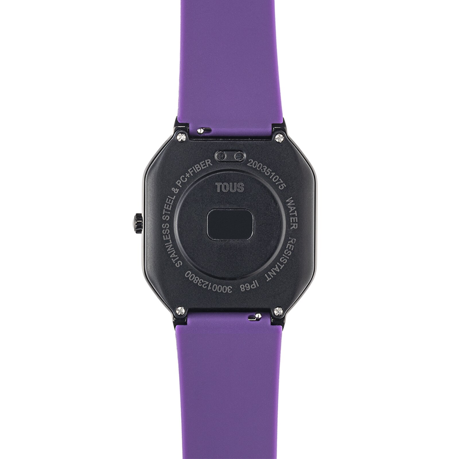 Smartwatch with nylon strap and lilac silicone strap B-Connect