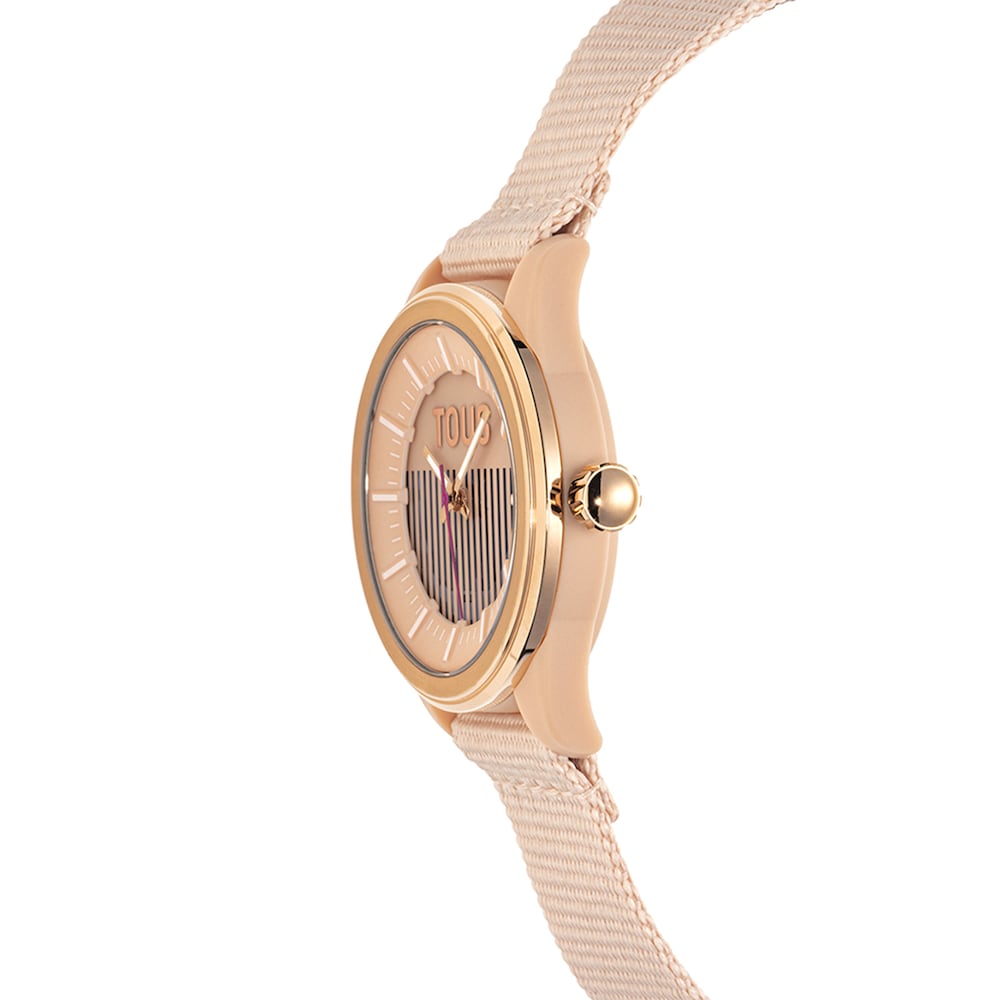 Rellotge anal&ograve;gic solar bronze Vibrant Sun