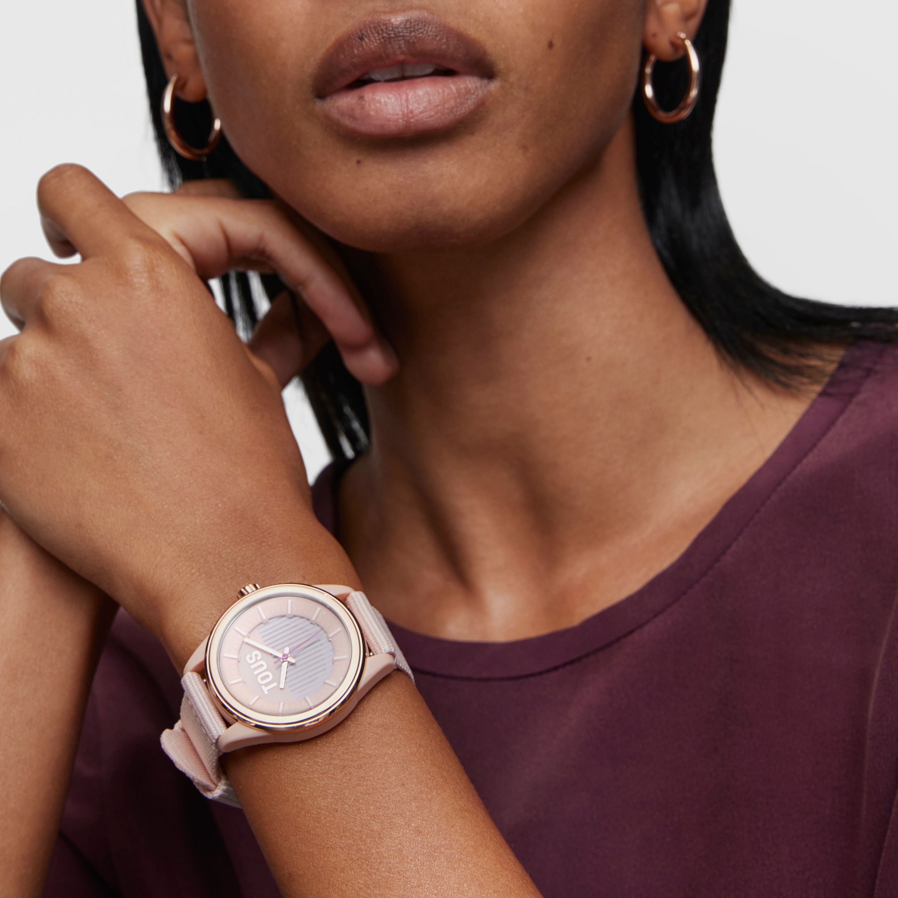 Bronze solar-powered and sustainable Vibrant Sun Watch