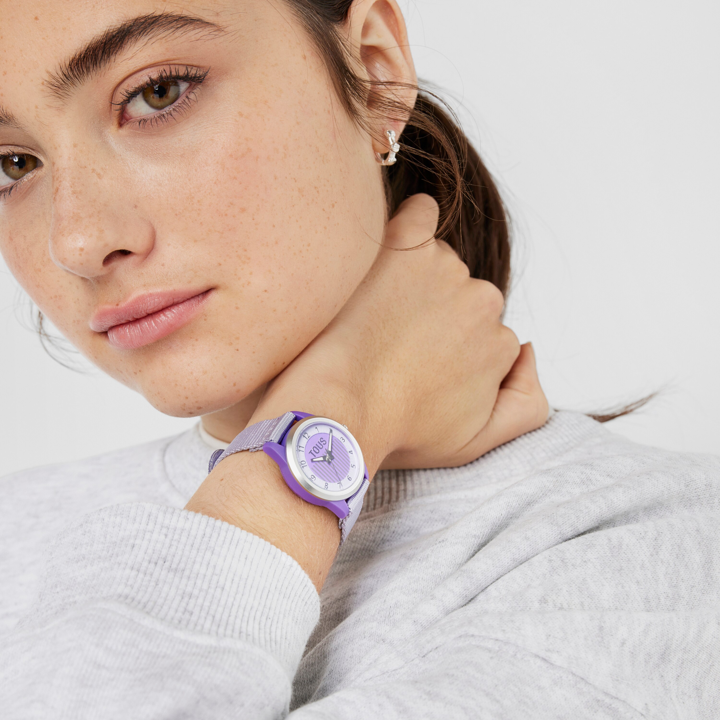 Mauve Analogue watch Vibrant Sun