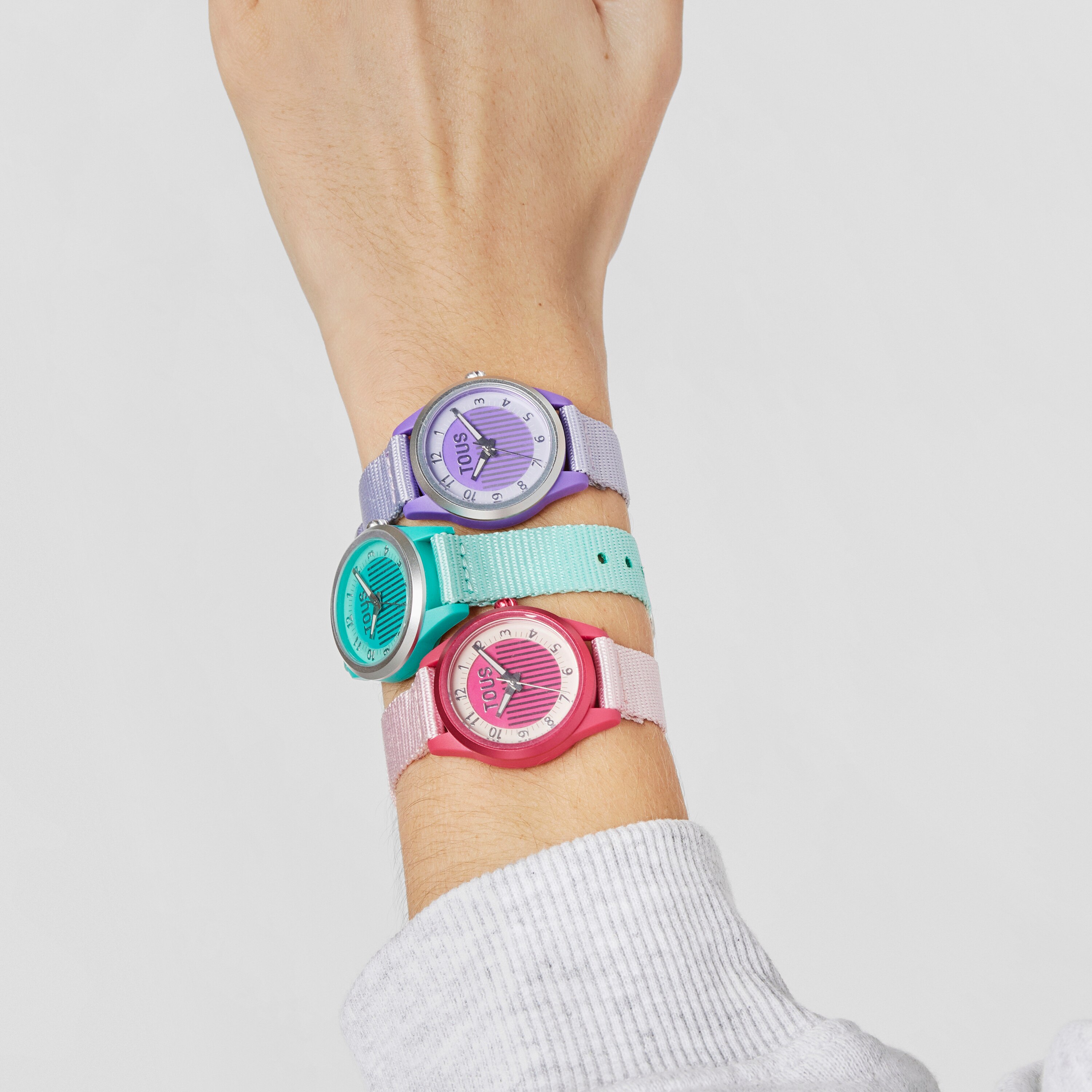 Mauve Analogue watch Vibrant Sun