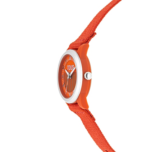 Red Analogue watch Vibrant Sun
