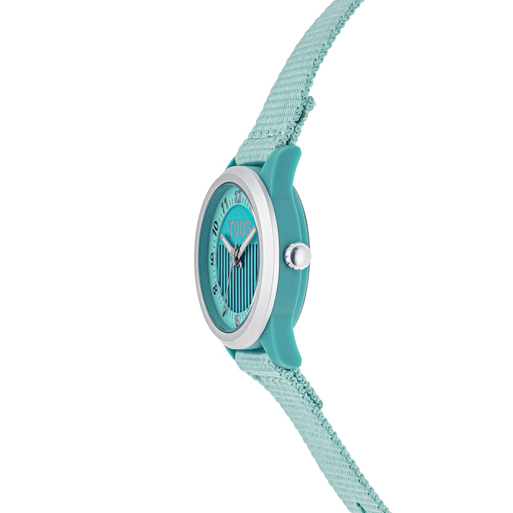 Reloj anal&oacute;gico menta Vibrant Sun