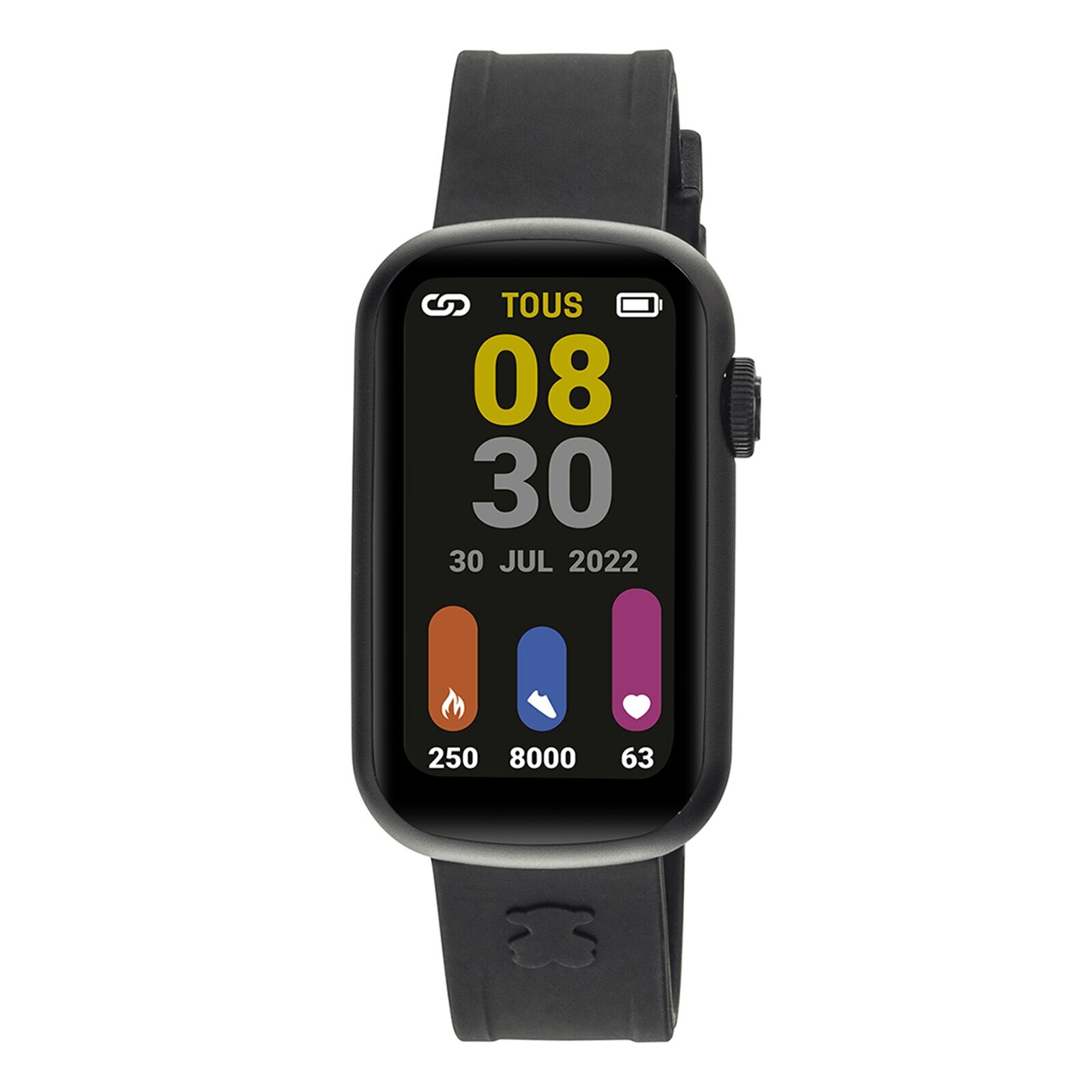 Smartwatch with nylon strap and silicone strap T-Band