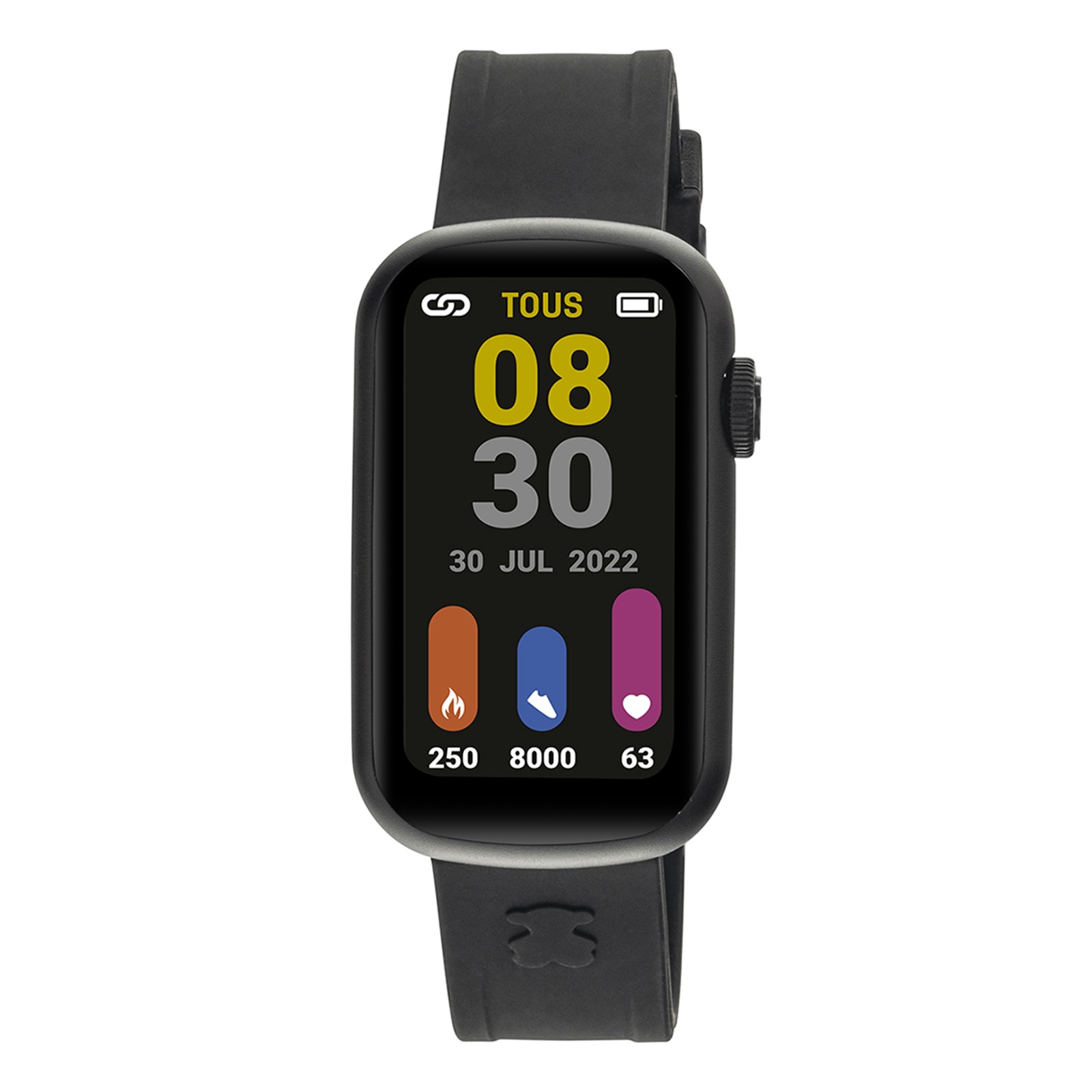 Smartwatch with nylon strap and silicone strap T-Band