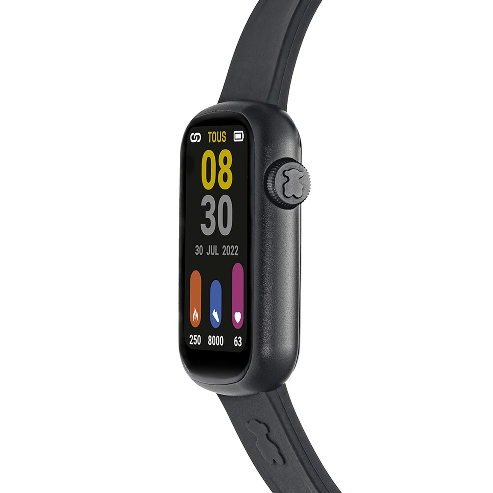 Smartwatch with nylon strap and silicone strap T-Band