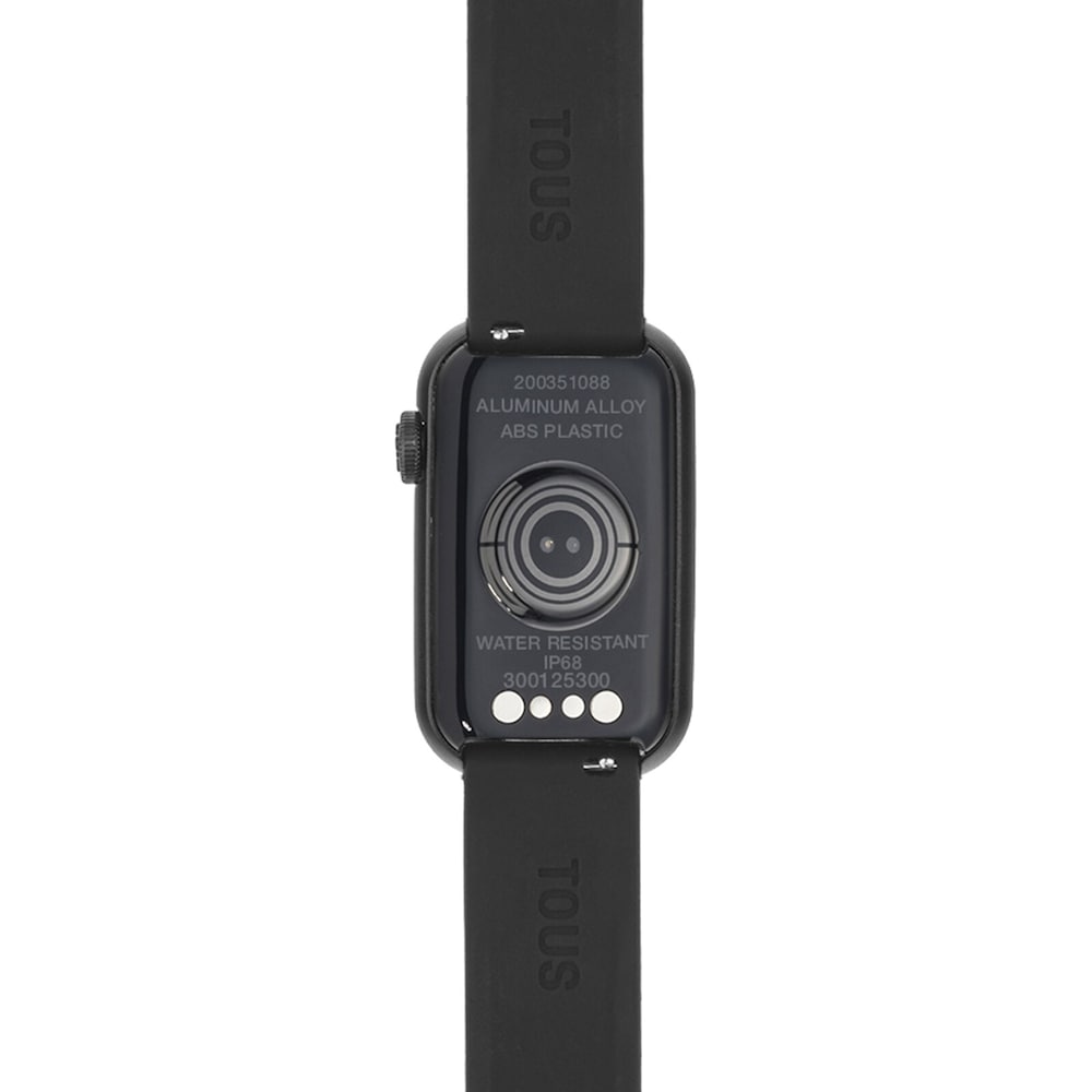 Smartwatch con cinturino in nylon e cinturino in silicone nero T-Band