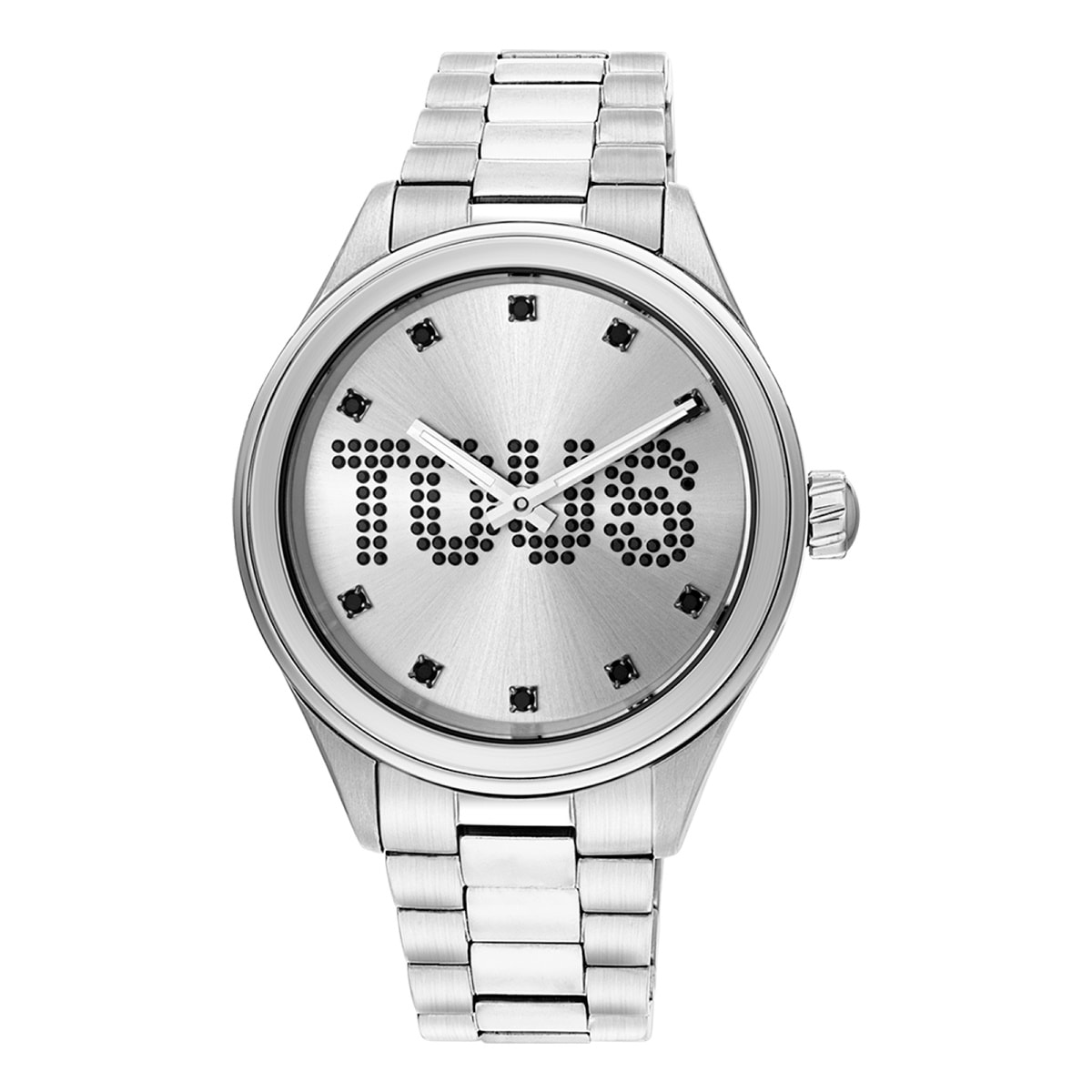 Tous - Reloj Analógico Con Brazalete De Acero Y Cristales T-Logo - Único