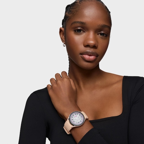 Reloj smartwatch Samsung Galaxy Watch 5 X TOUS de Aluminio rosado con correa de silicona rosa