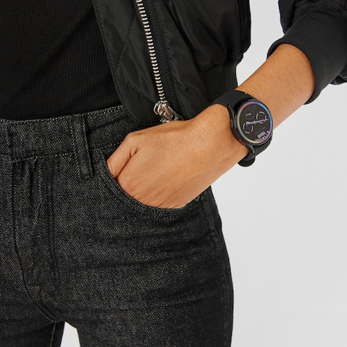 Reloj smartwatch Samsung Galaxy Watch 5 X TOUS de Aluminio IP gris con correa de silicona gris