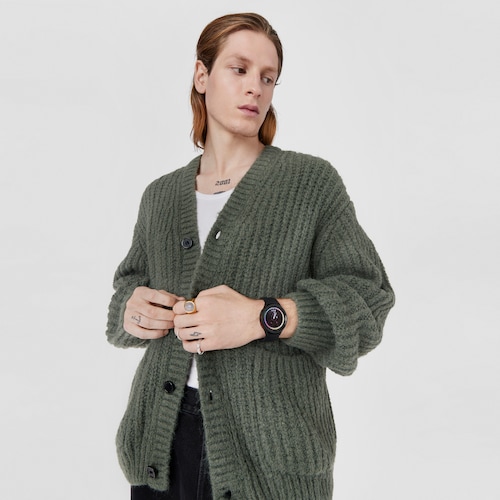 Relógio Samsung Galaxy 5 Pro X TOUS smartwatch de titânio preto com pulseira de silicone preta