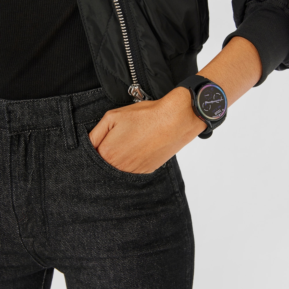 Reloj smartwatch Samsung Galaxy Watch 5 X TOUS de Aluminio IP gris con correa de silicona gris