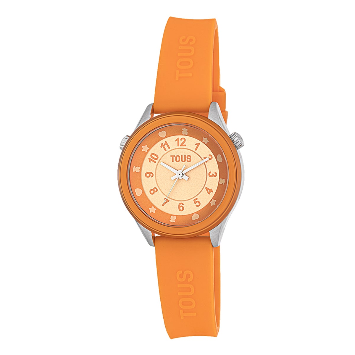 Tous - Reloj Analógico Naranja De Acero Mini Self Time - U