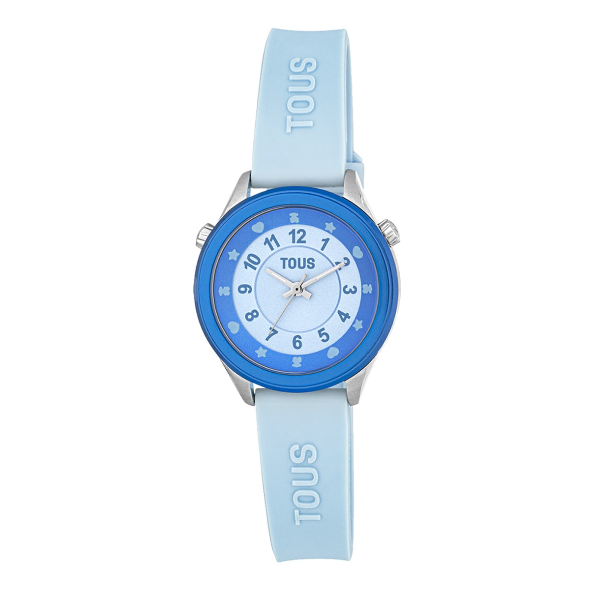 Tous - Reloj Analógico Celeste De Acero Mini Self Time - Único