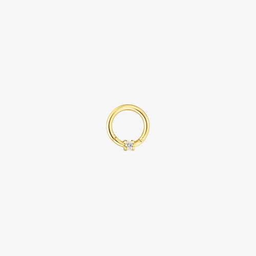 Piercing d&rsquo;orella d&rsquo;or amb diamant TOUS Basics 