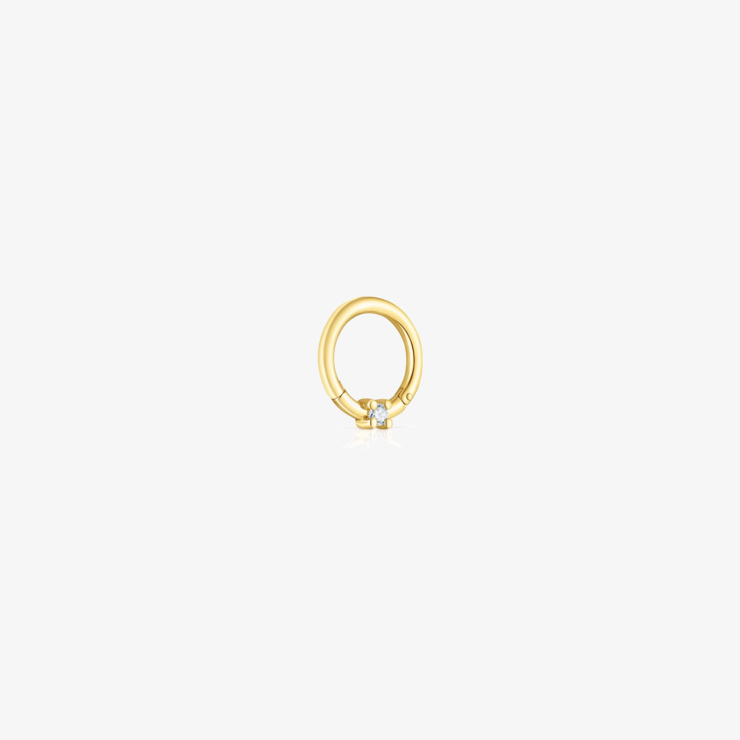 18K solid gold TOUS Basics Ear piercing with diamond