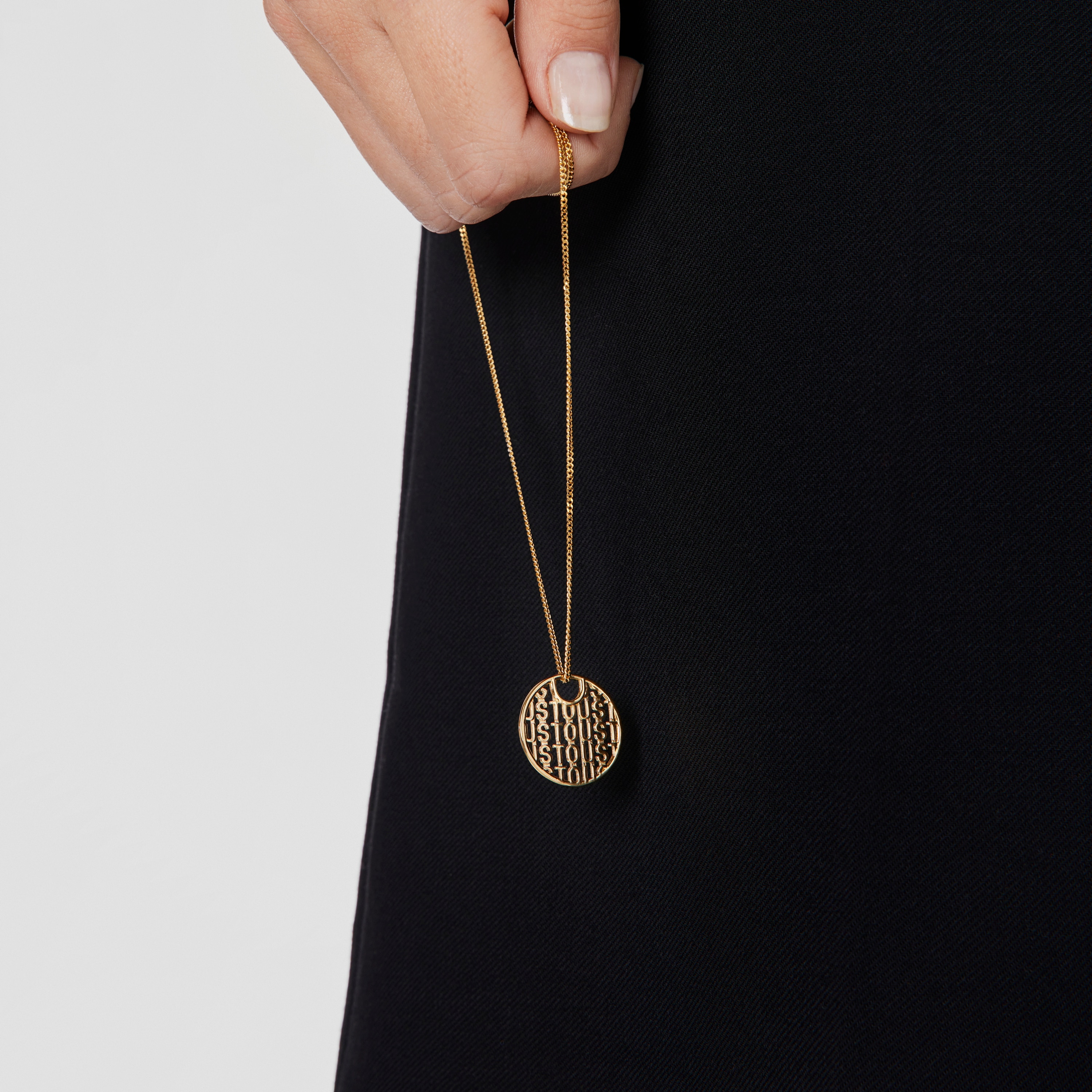 Silver vermeil Necklace Logo