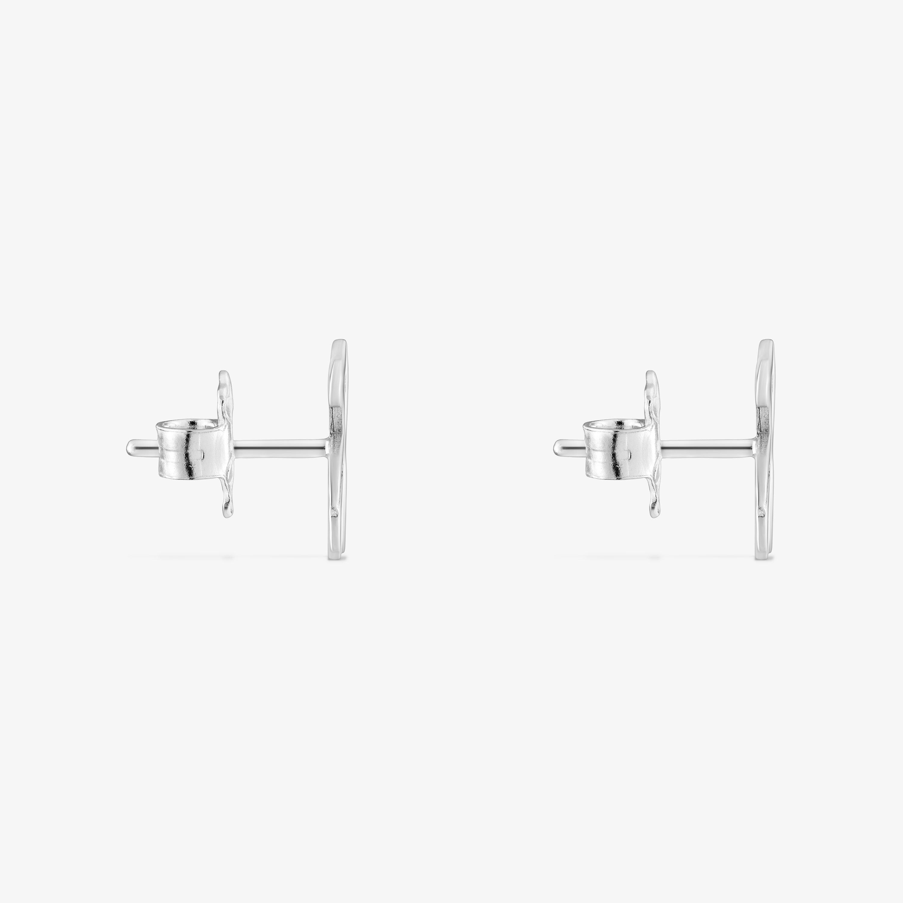 Silver TOUS Bear Earrings 1cm.