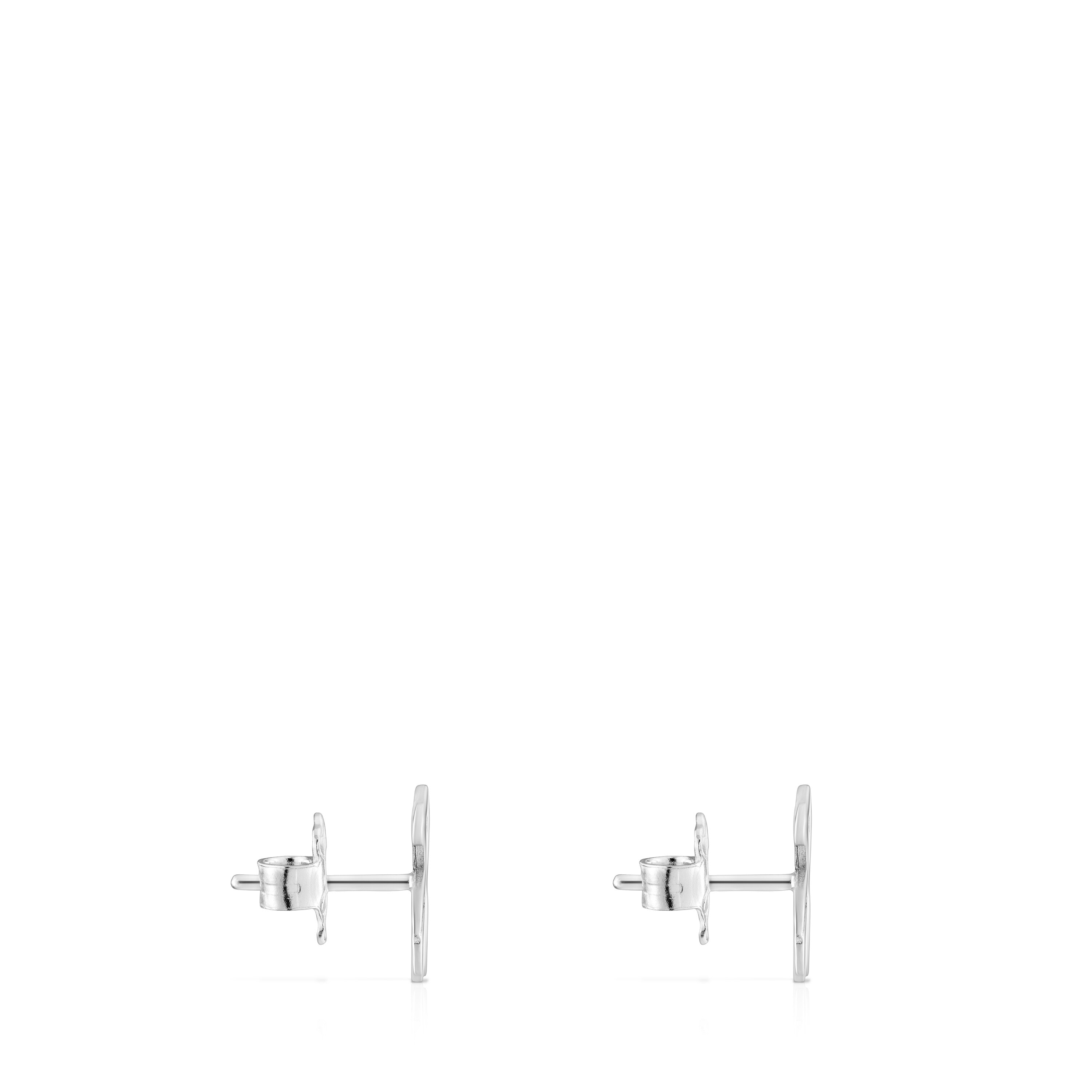 Silver TOUS Bear Earrings 1cm