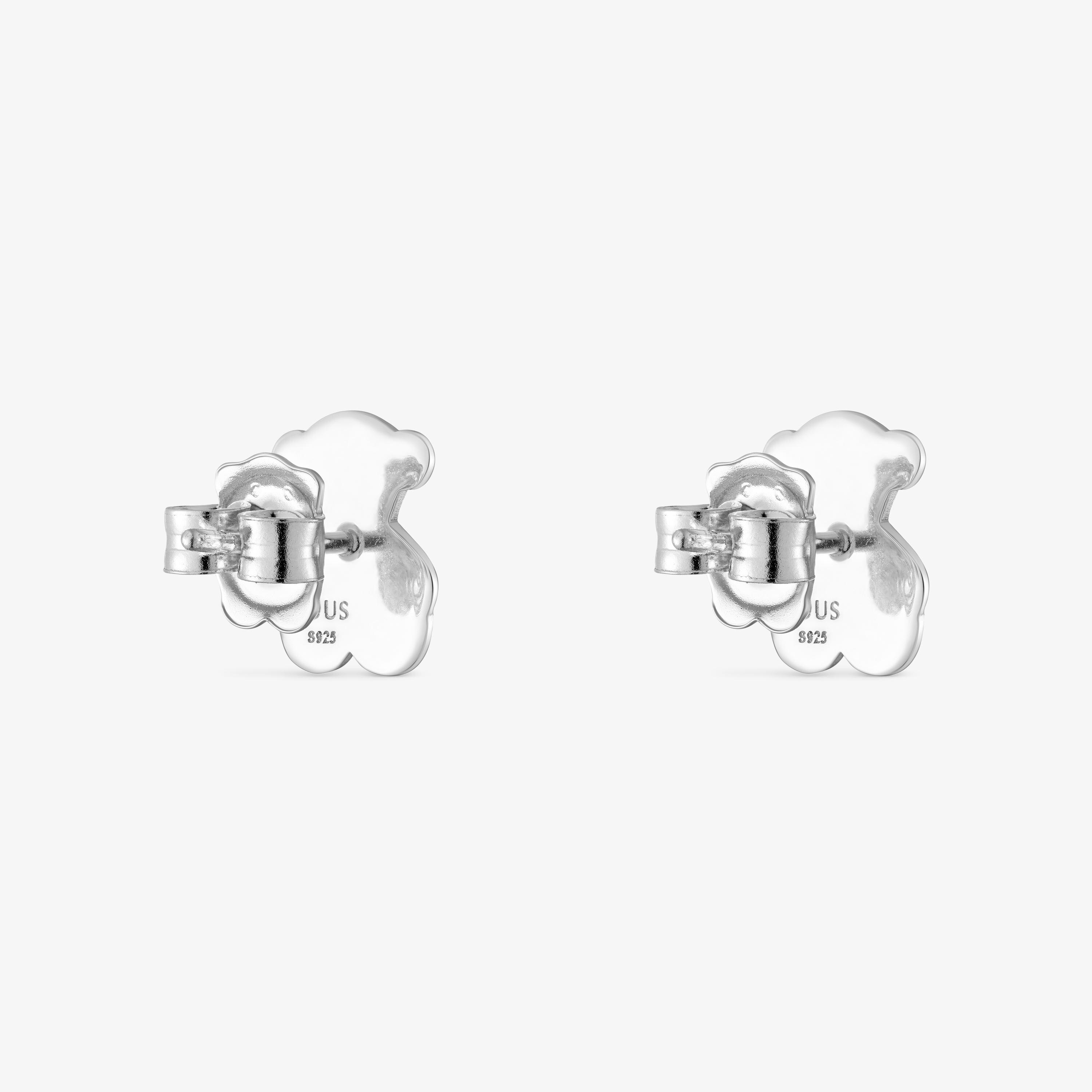 Silver TOUS Bear Earrings 1cm.