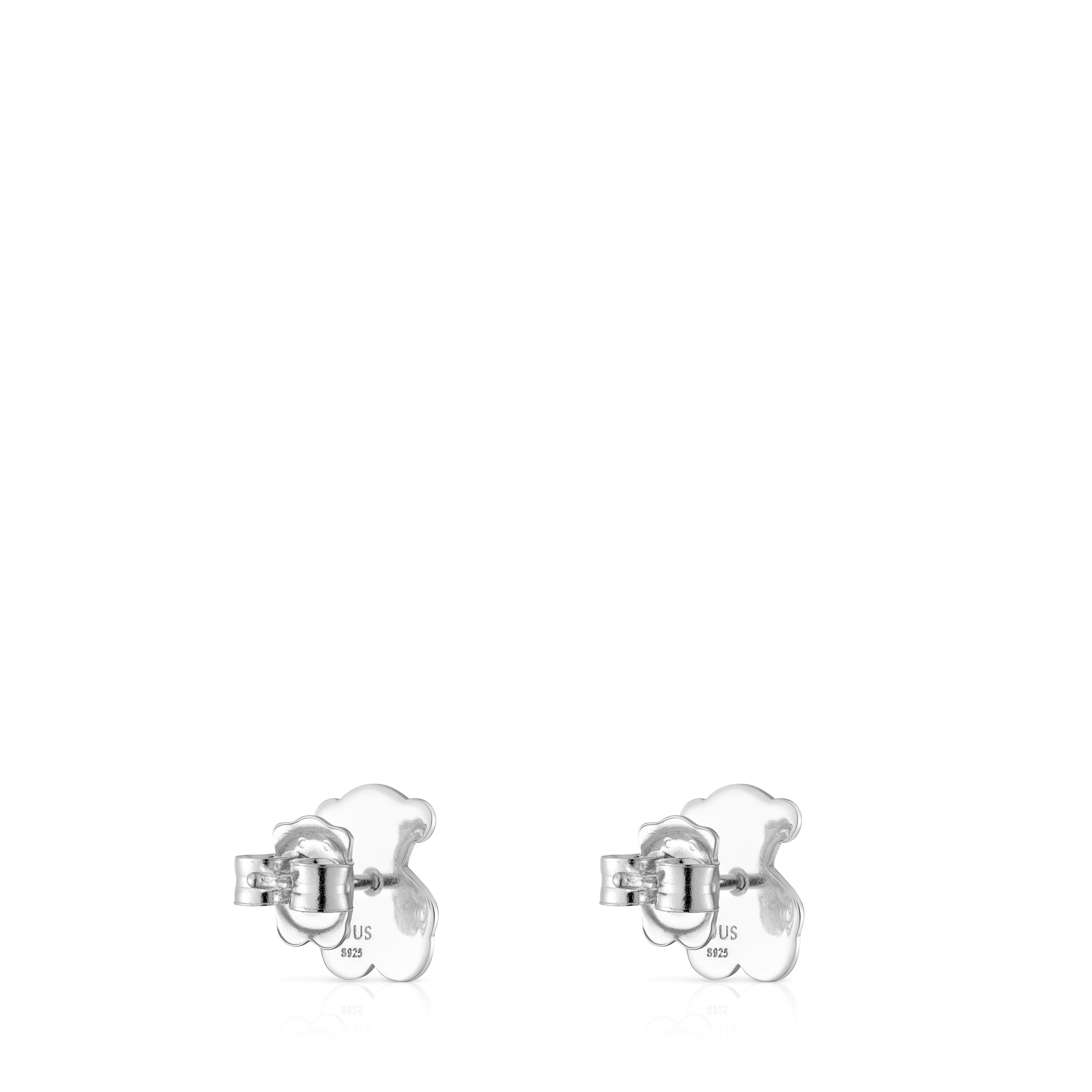 Silver TOUS Bear Earrings 1cm