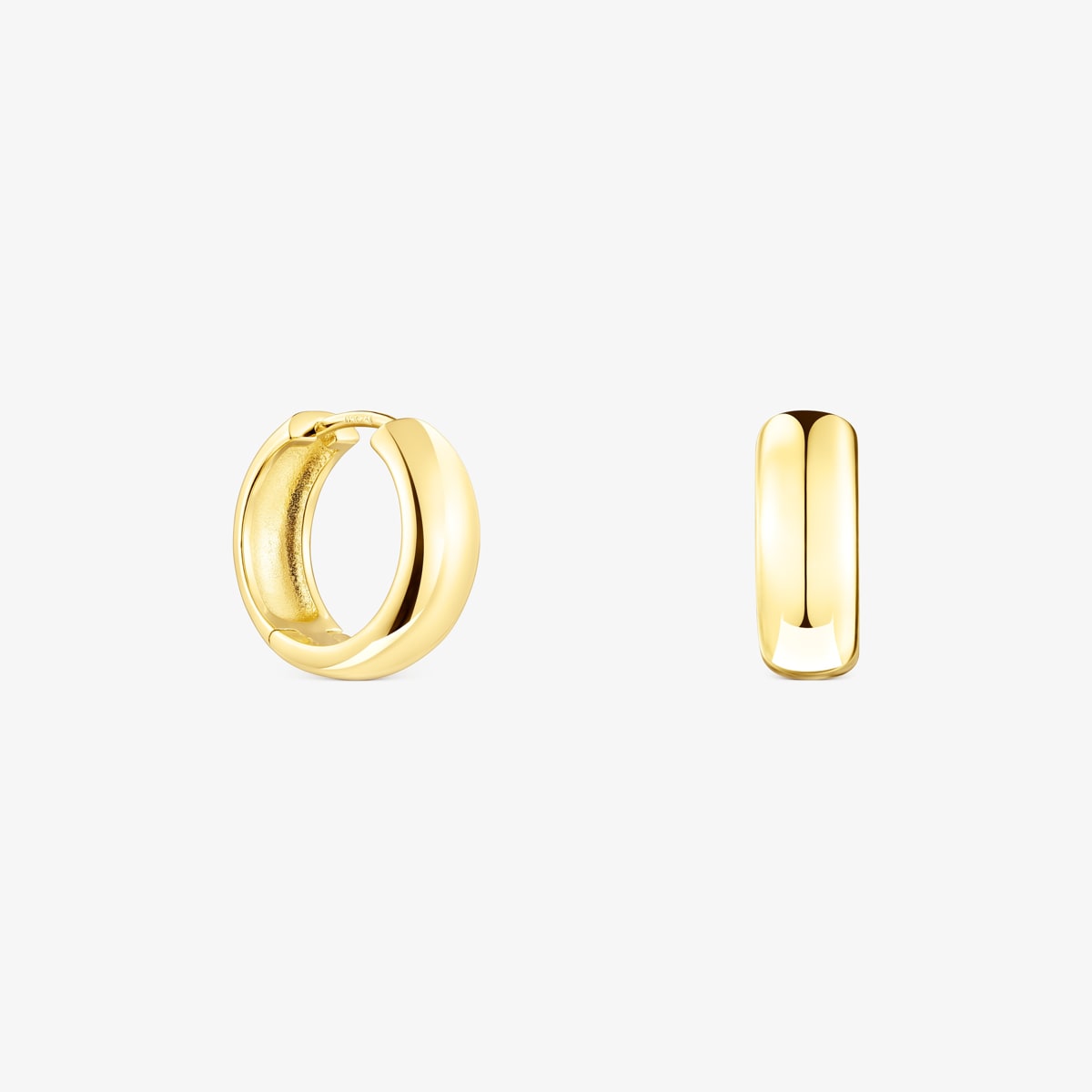 Tous - Pendientes Con Baño De Oro 18 Kt Sobre Plata Tous Basics - Dorado