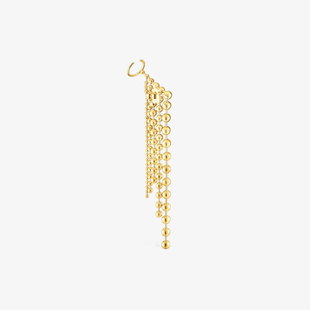 Silver vermeil Gloss Earcuff with five chains