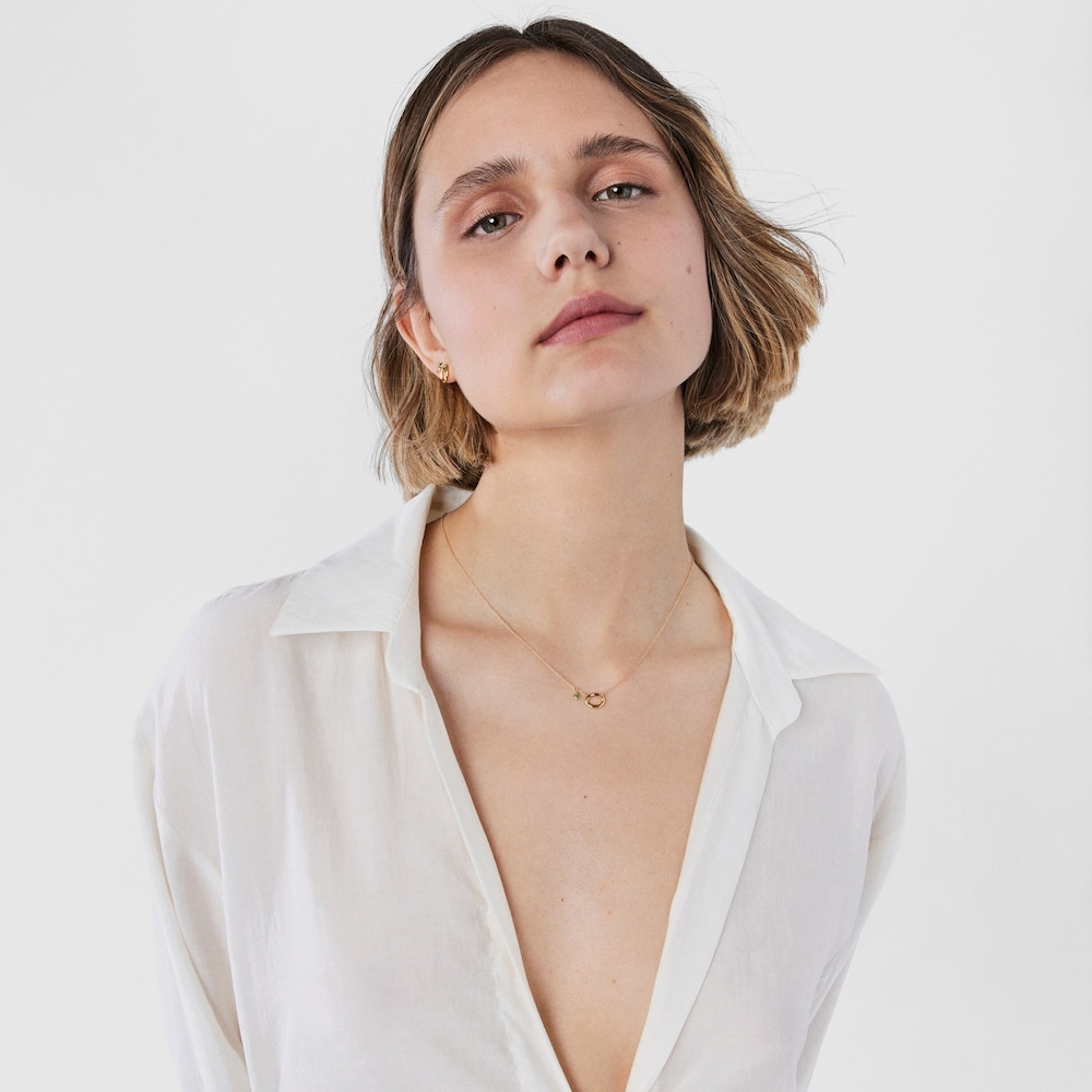 Collar de oro con gema tsavorita TOUS Hav