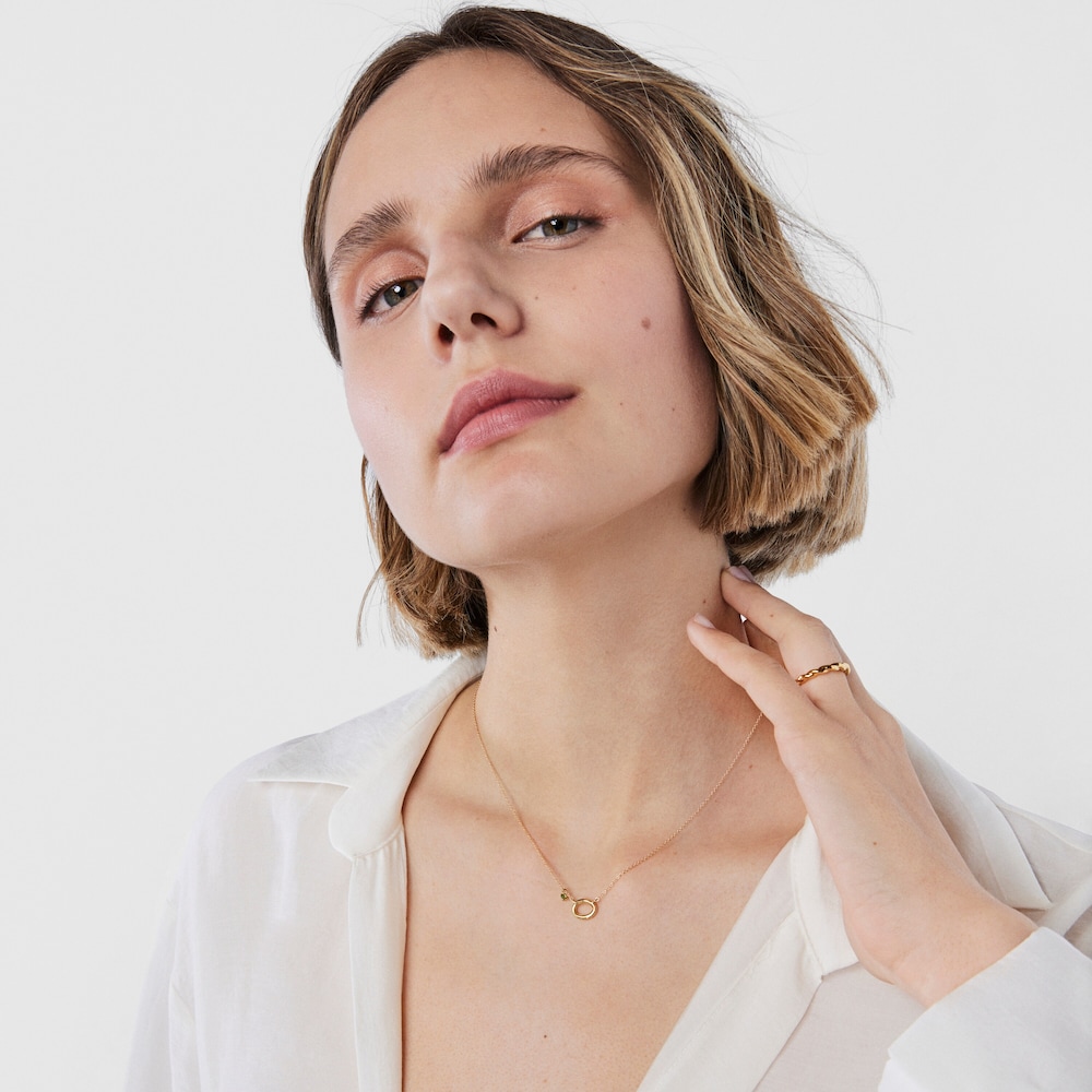 Collar de oro con gema tsavorita TOUS Hav
