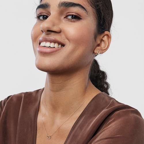 TOUS Hav earrings in gold with diamonds