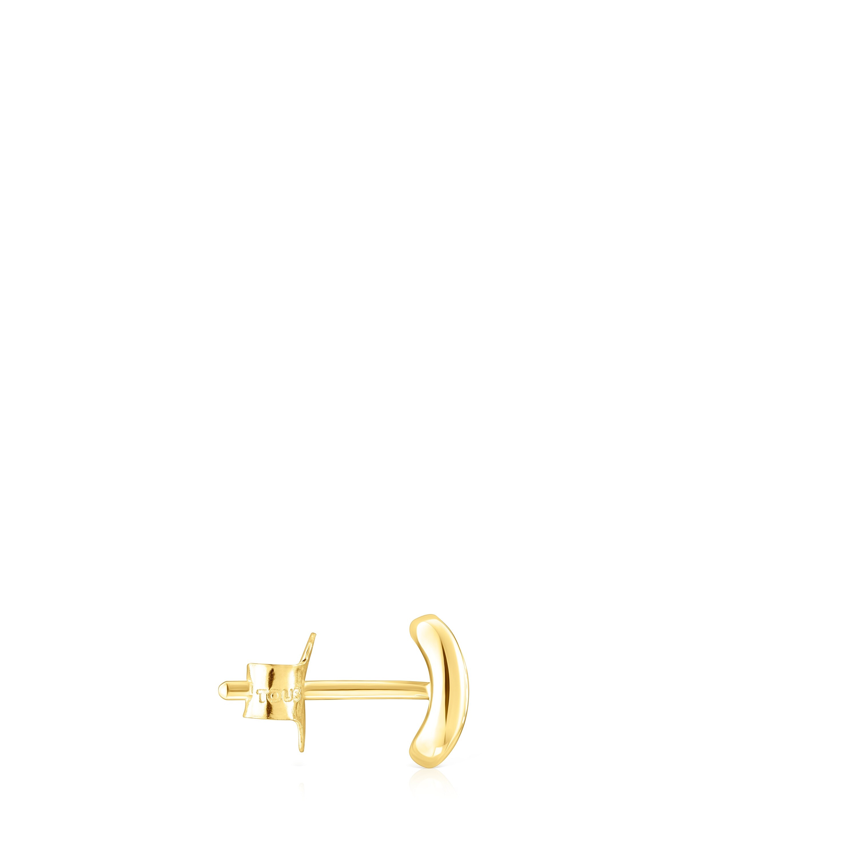 TOUS Hav oval earrings in 18K solid gold with diamonds