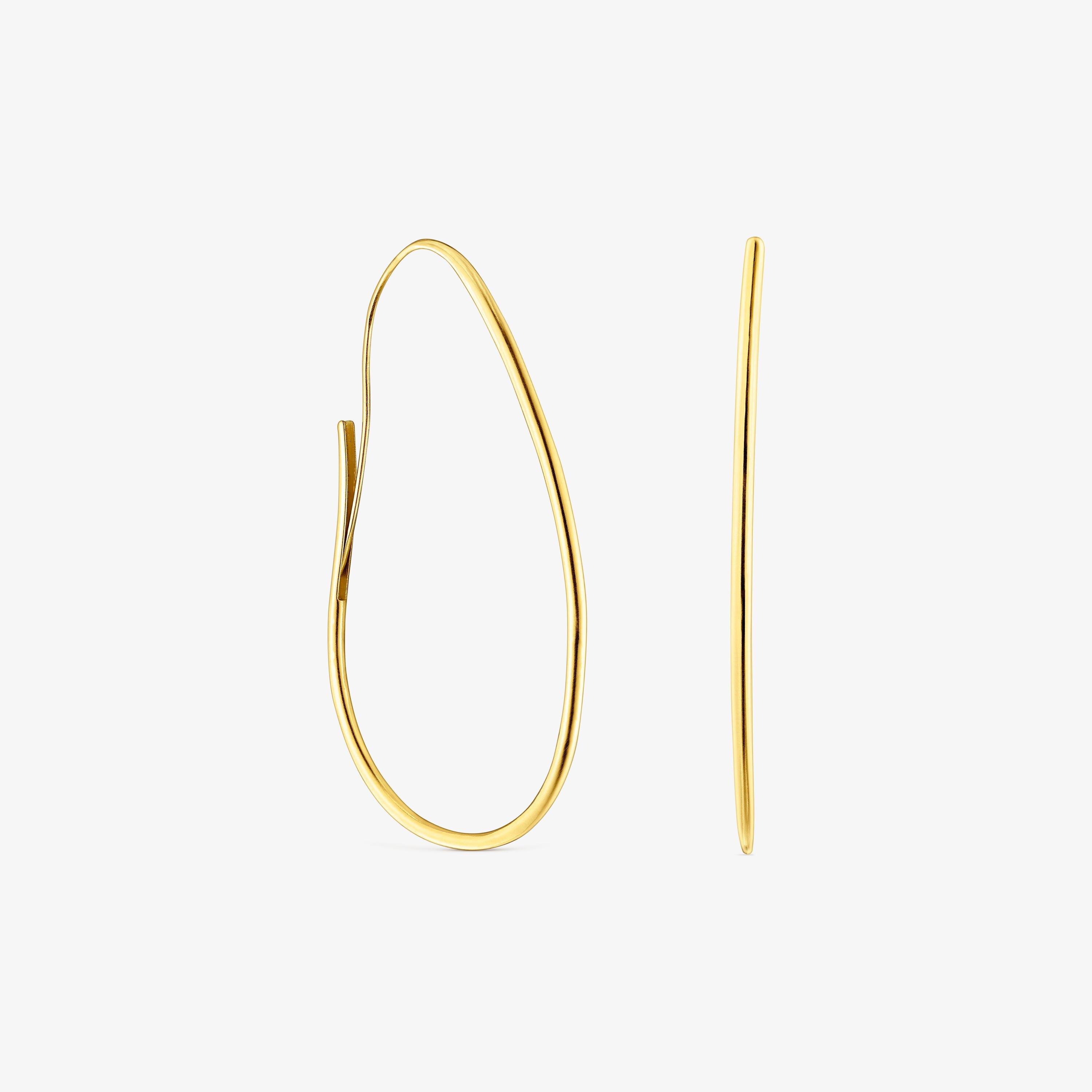 Silver vermeil TOUS Hav Hoop earrings