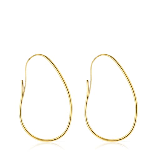 Silver vermeil TOUS Hav Hoop earrings