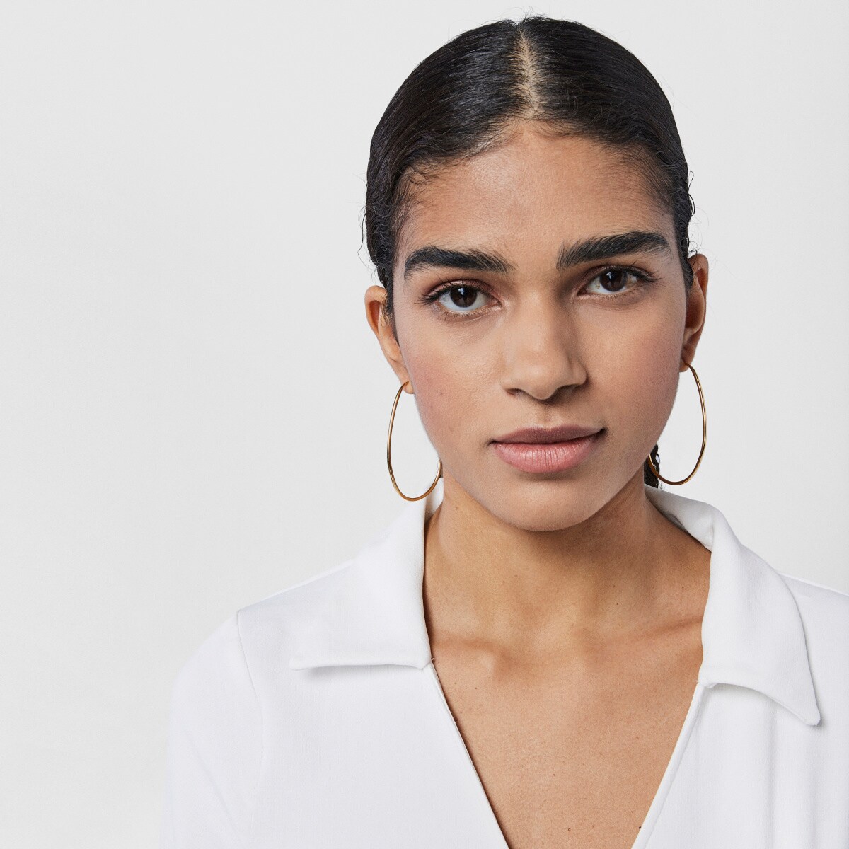 Silver vermeil TOUS Hav Hoop earrings