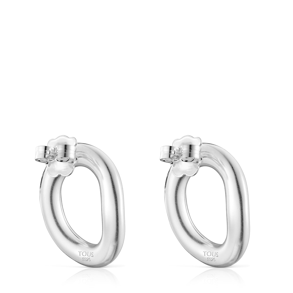 Pendientes c&iacute;rculo de plata TOUS Hav