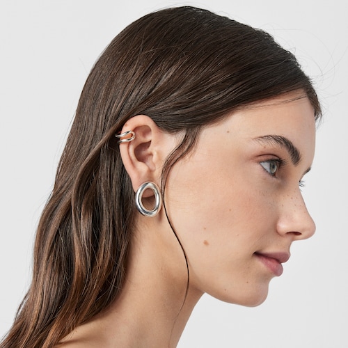 Aretes círculo de plata TOUS Hav