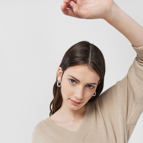 Aretes círculo de plata TOUS Hav