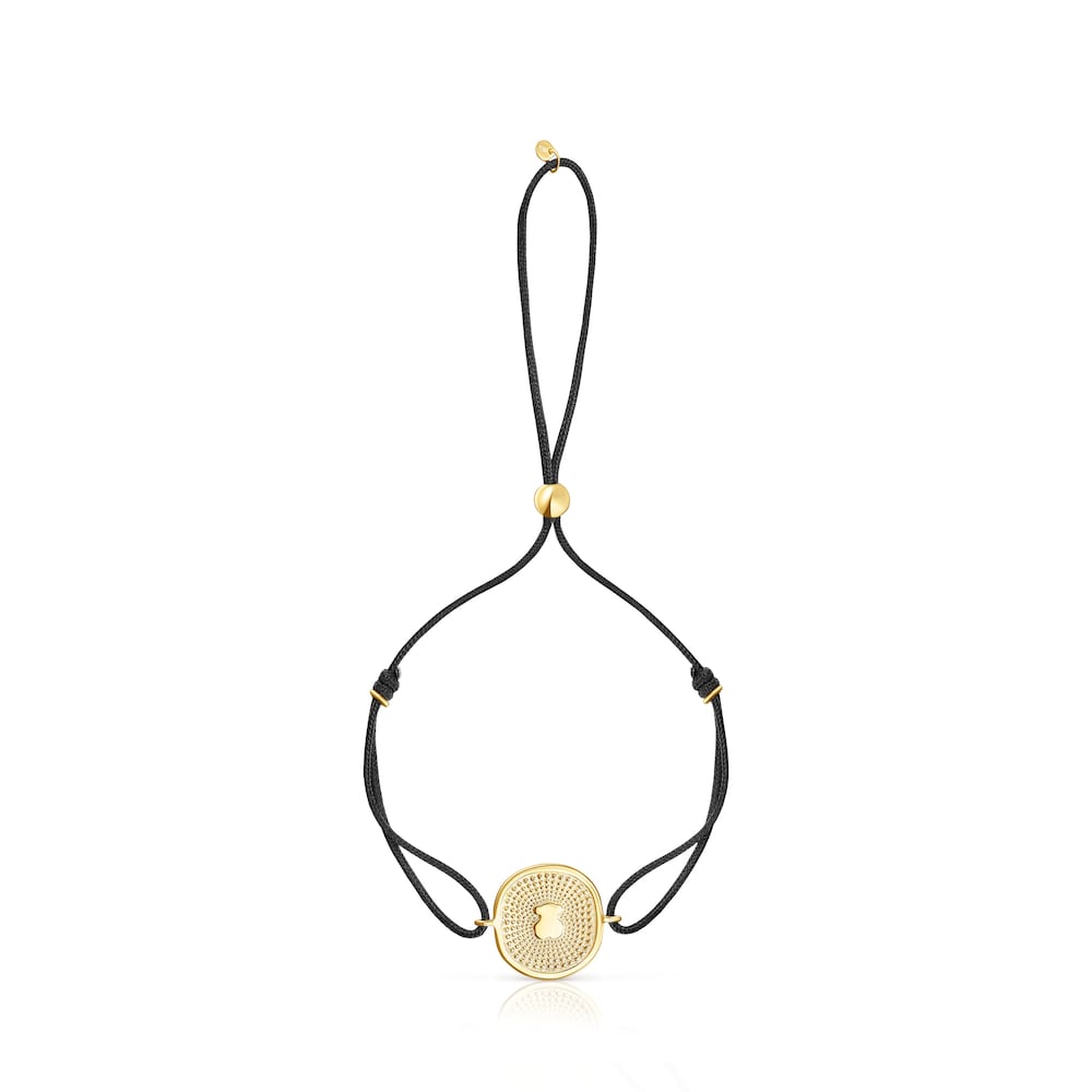Pulsera de nylon y oro Oursin image number 1
